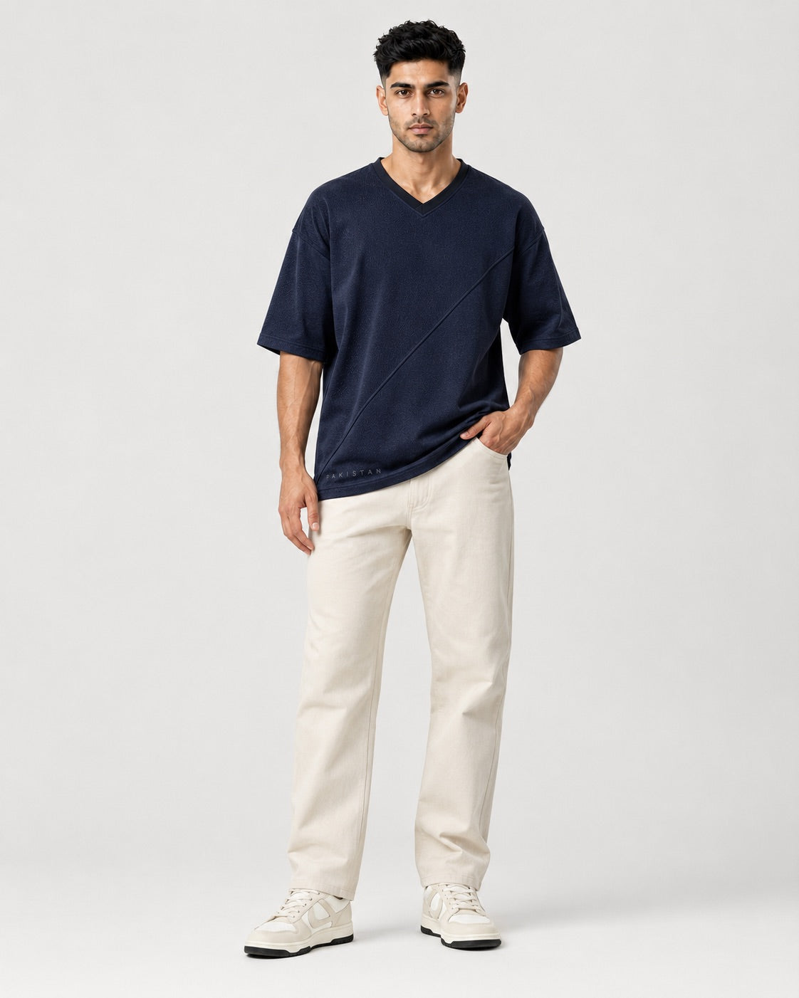 Azadi Mesh Oversized Tee — Men