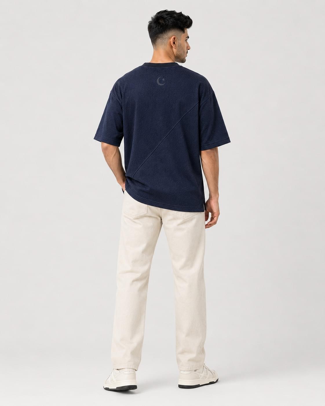 Azadi Mesh Oversized Tee — Men