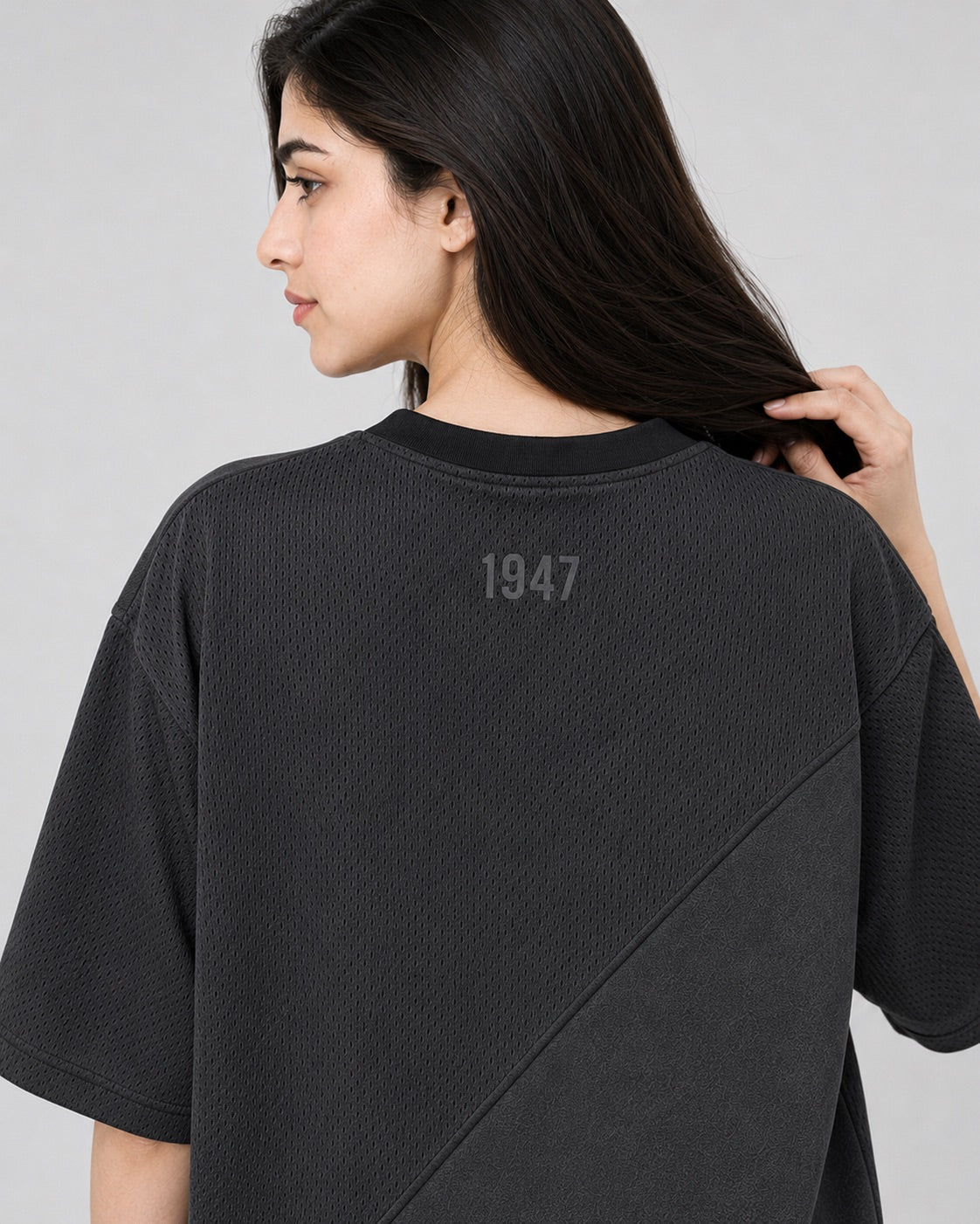 Azadi Mesh Oversized Tee — Women