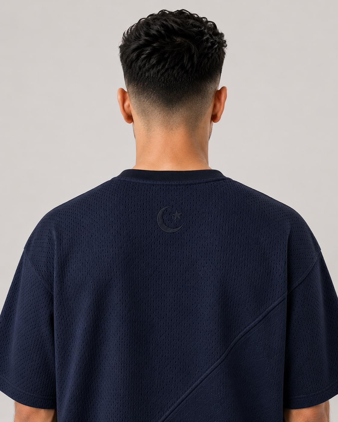 Azadi Mesh Oversized Tee — Men