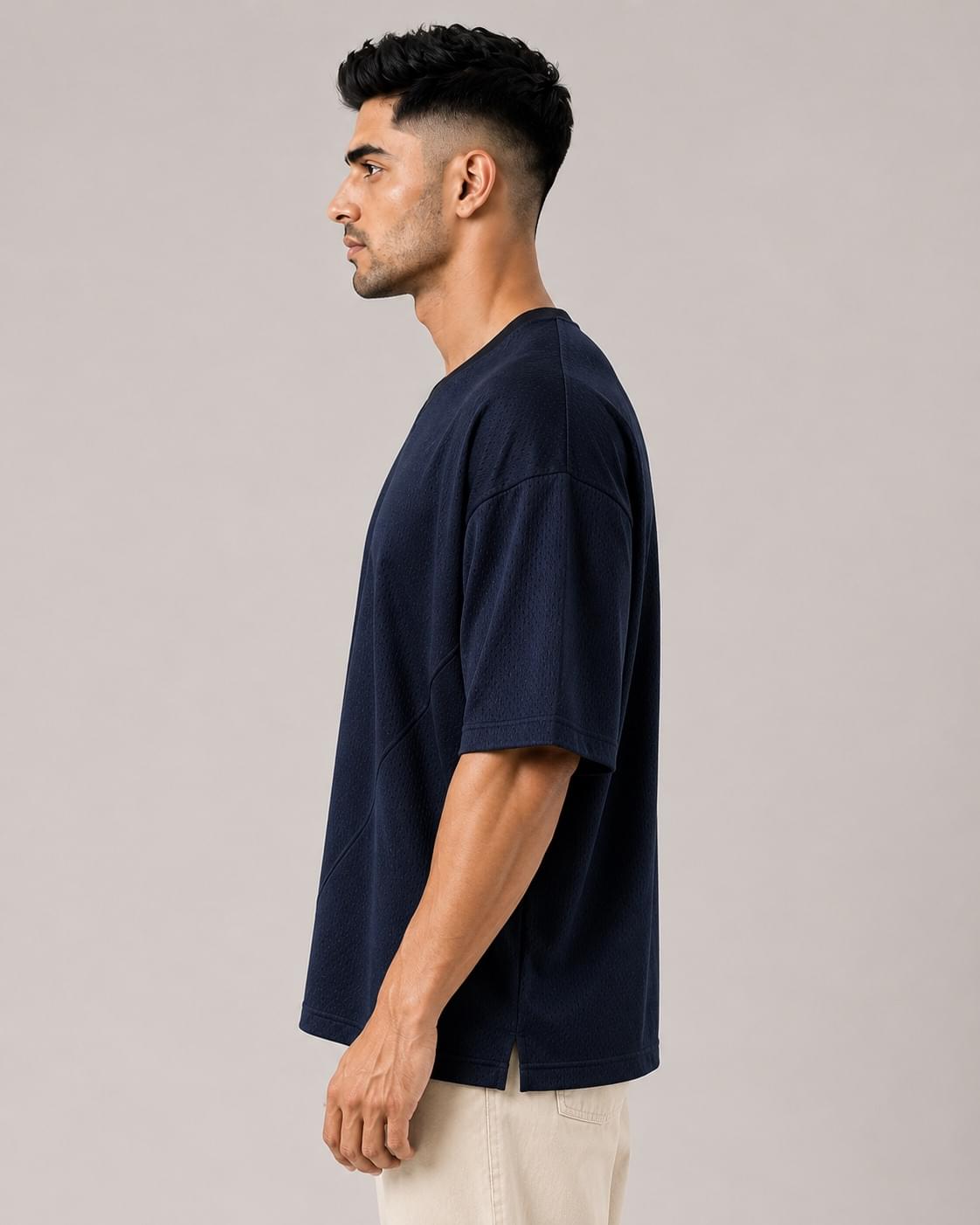 Azadi Mesh Oversized Tee — Men