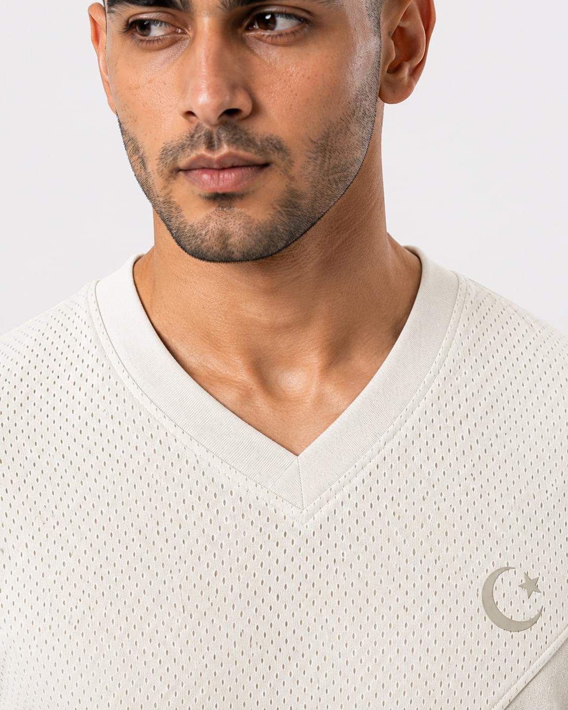 Azadi Mesh Oversized Tee — Men