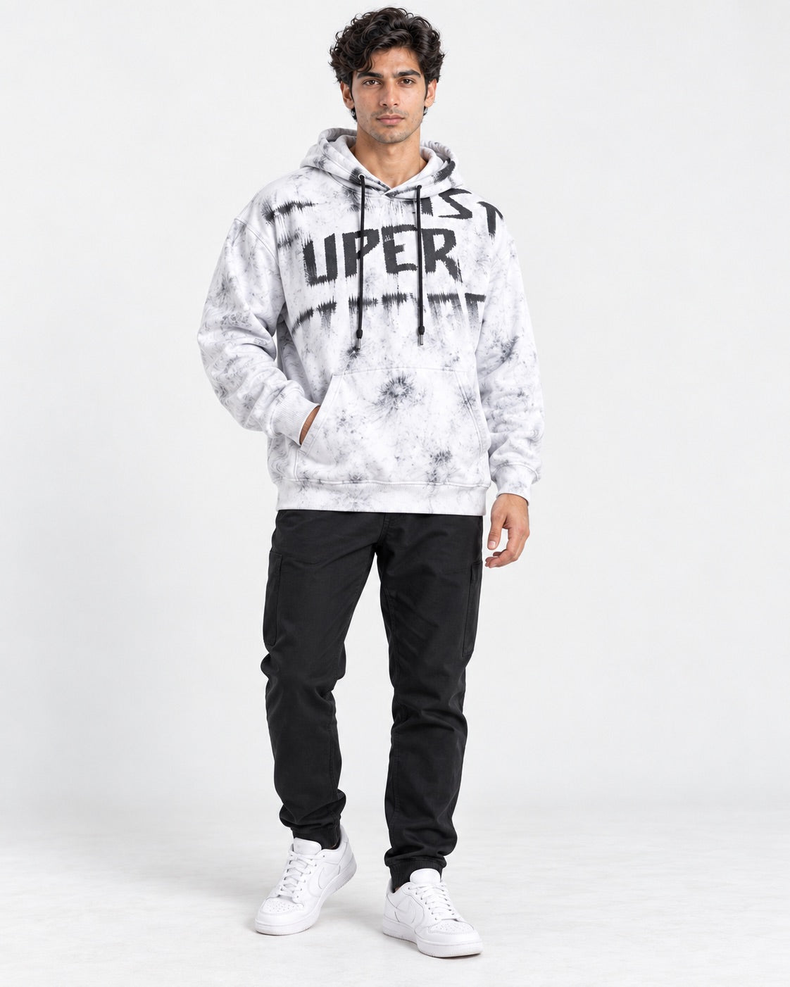 Tie Dye Printed Hoodie