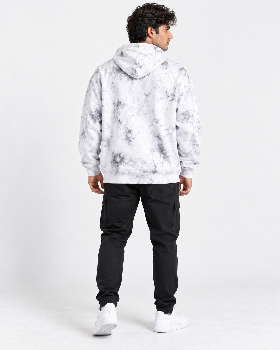 Tie Dye Printed Hoodie