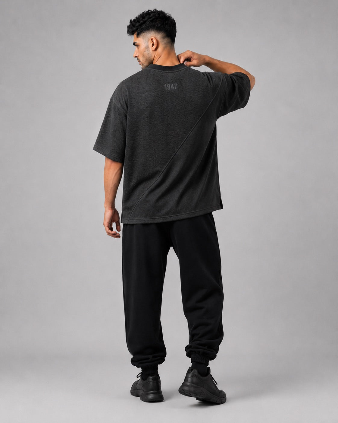 Azadi Mesh Oversized Tee — Men