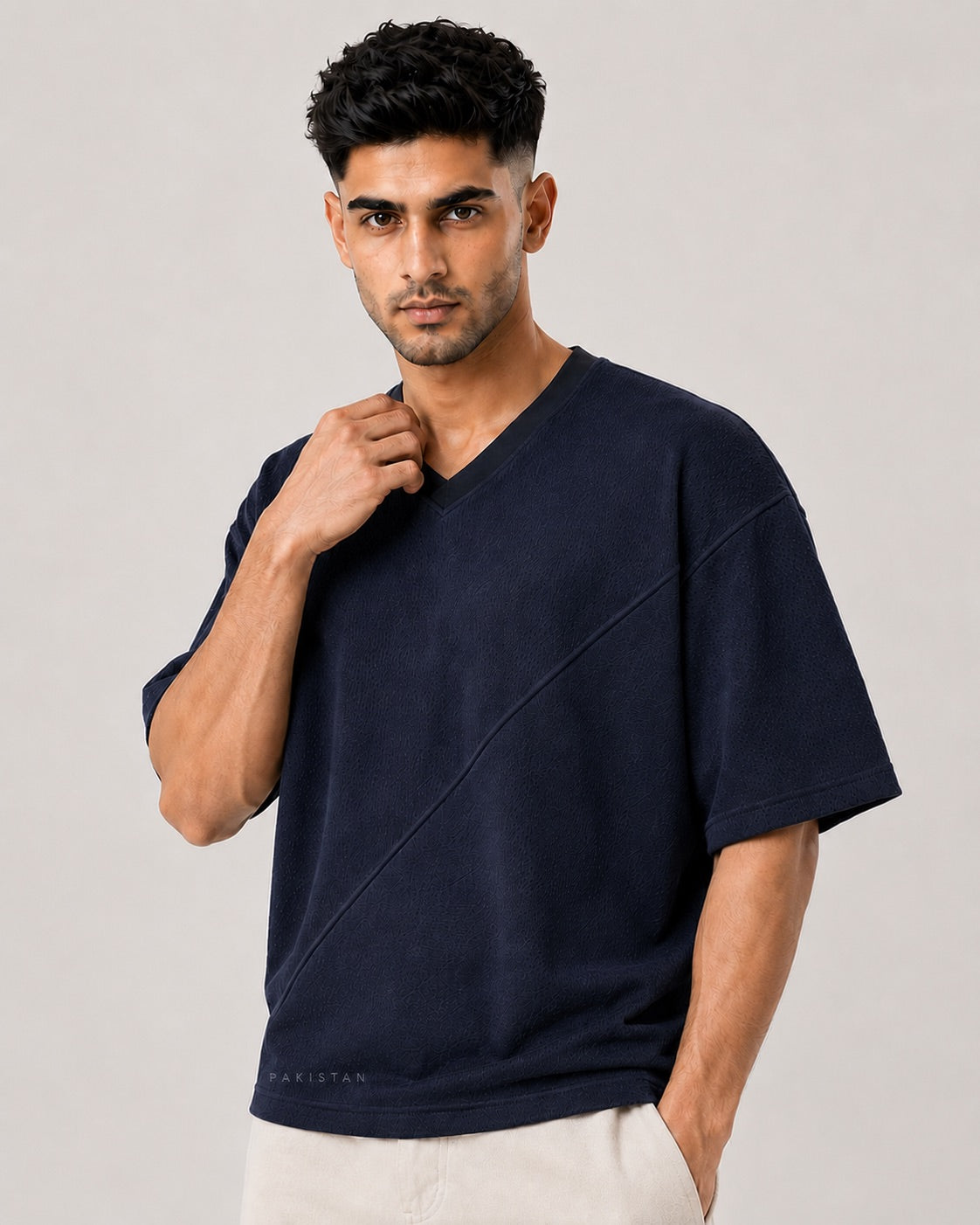 Azadi Mesh Oversized Tee — Men