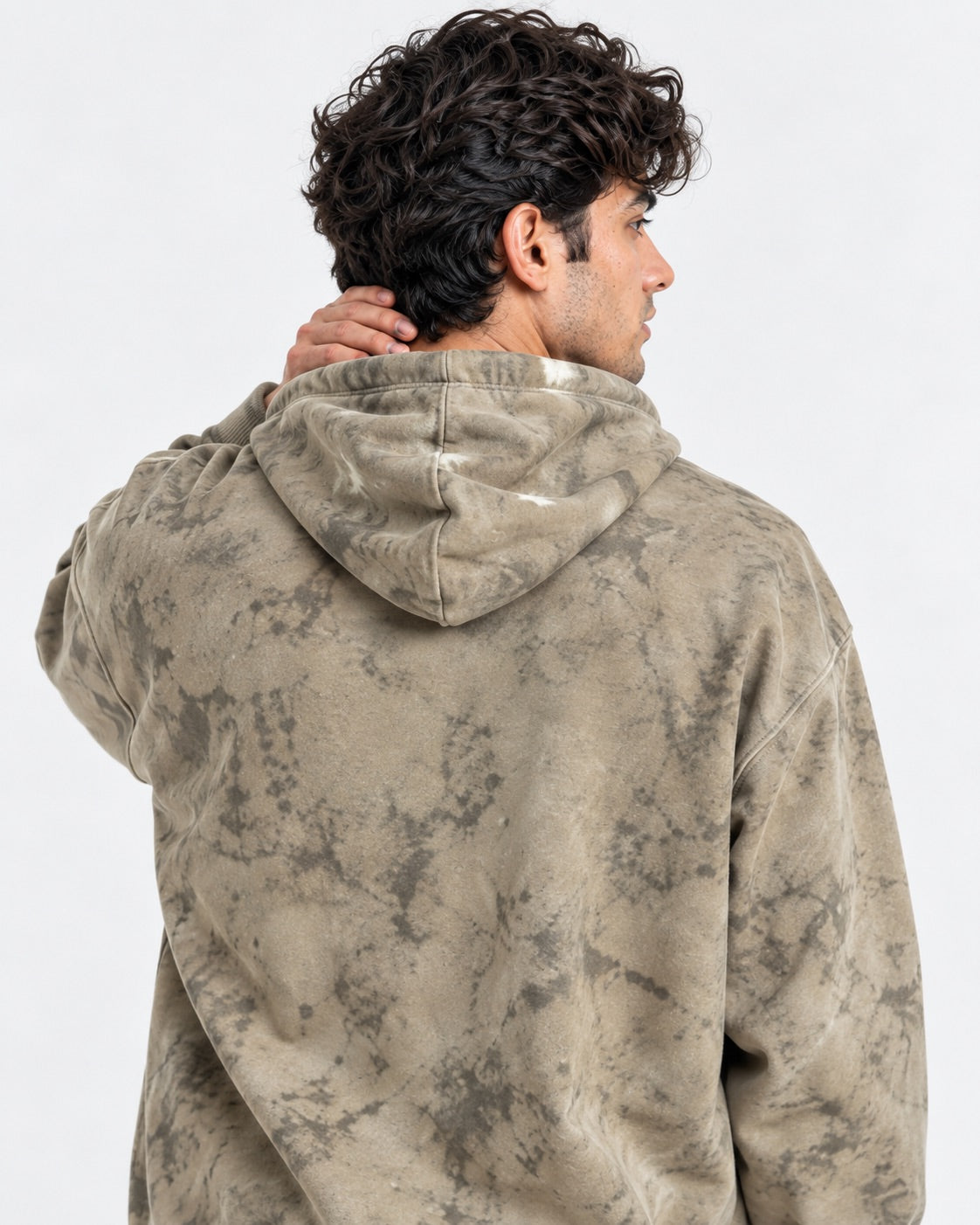 Tie-Dye Printed Hoodie