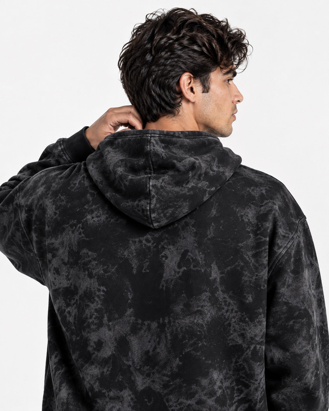 Tie-Dye Printed Hoodie