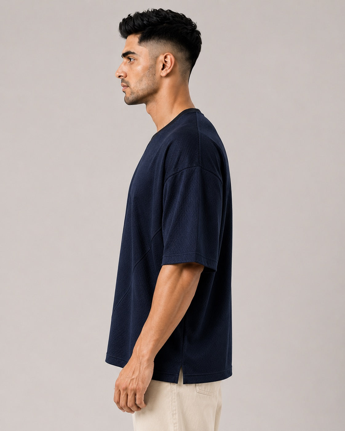 Azadi Mesh Oversized Tee — Men